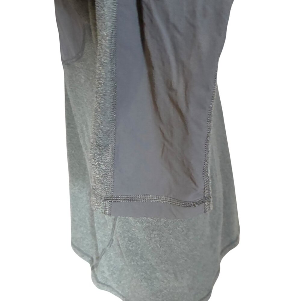 The North Face Men's Gray 1/4 Zip Fleece Pullover Sweatshirt Large - Picture 4 of 7
